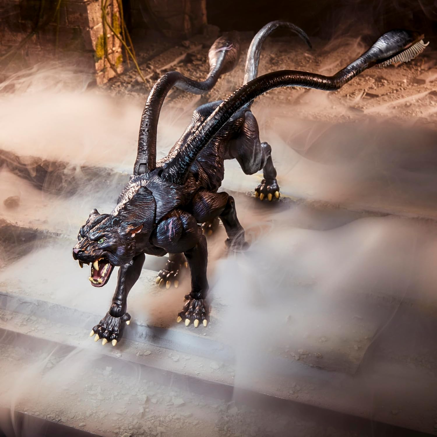 Dungeons & Dragons Honor Among Thieves Movie Golden Archive Displacer Beast Collectible Figure, 6-Inch Scale D&D Action Figures