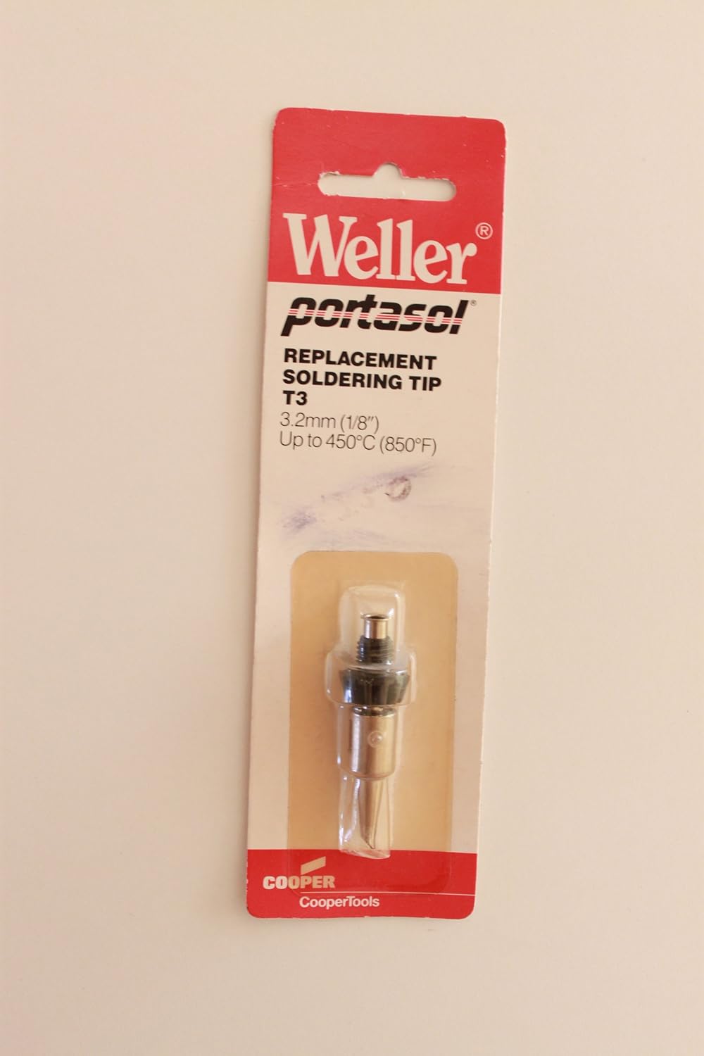Weller T3 .120 Inch Spade Tip for Portasol Butane Soldering Irons