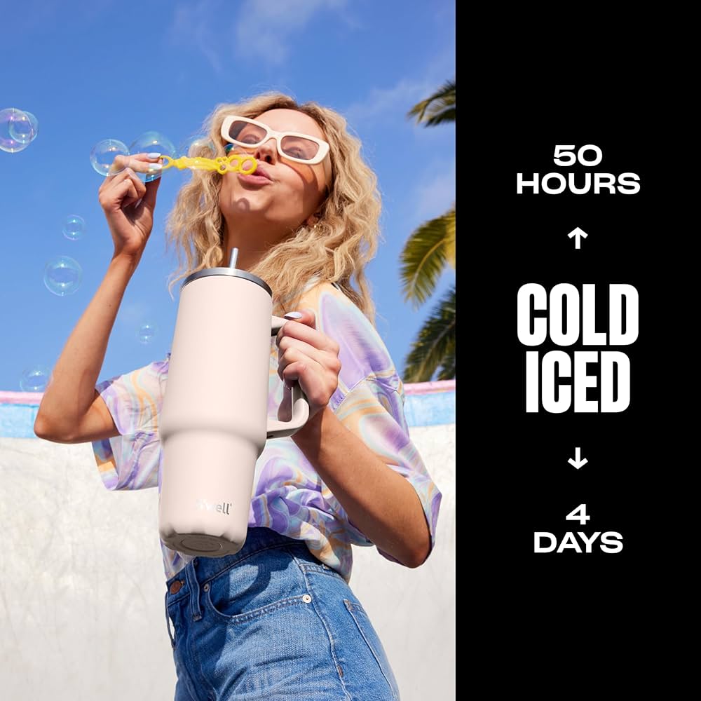 弁当箱・水筒 Starbucks Swell Stainless Steel Tumbler S'well Stainless Steel Tumbler with Straw and Slide-Open Lid