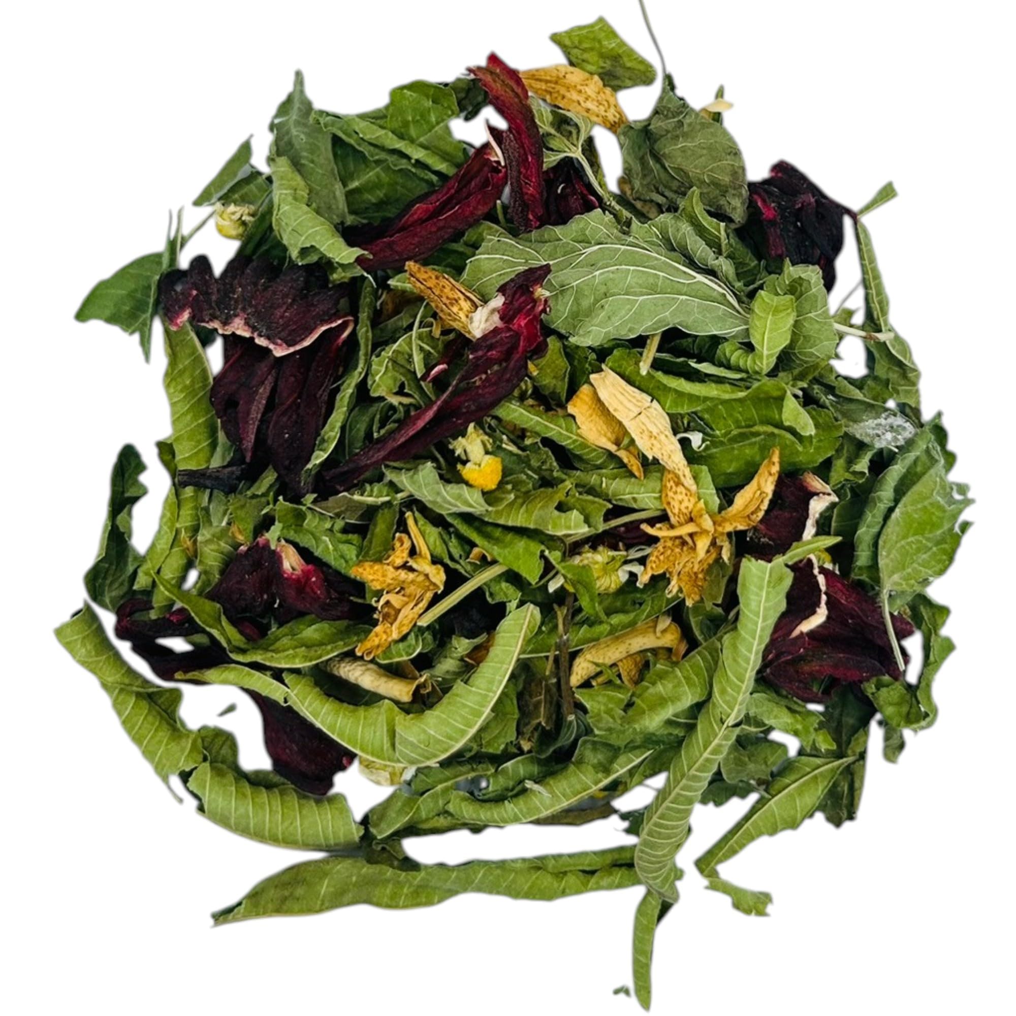 Mezcla de Té de Hierbas Mediterranean Sunset Ecológica Certificada 25g - 1.95Kg Infusión Botánica Premium (1950 gramos)