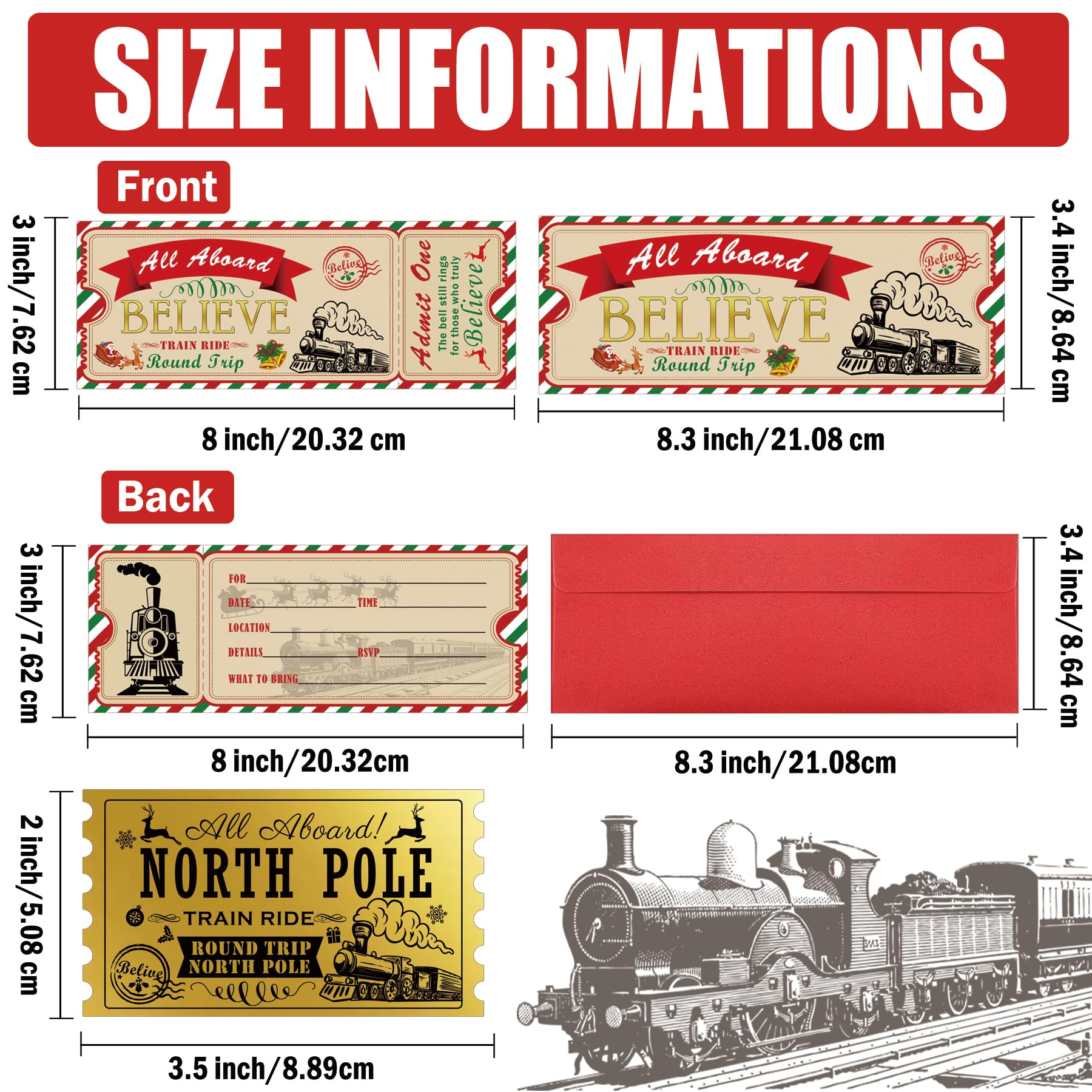 amazon-com-smarsticker-christmas-believe-train-ticket-invitations-card-vintage-train-invitations-with-25-envelopes-party-fill-in-blank-invites-cards-ticket-for-holiday-party-home-kitchen for Free Printable Vintage Train Ticket Template Amazon.com : SMARSTICKER Christmas Believe Train Ticket Invitations Card Vintage Train Invitations with 25 Envelopes Party Fill in Blank Invites Cards Ticket for Holiday Party : Home & Kitchen for Free Printable Vintage Train Ticket Template