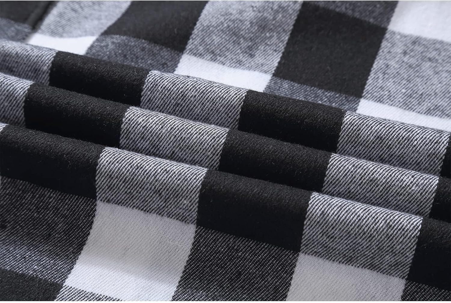 ZITY Men's Flannel Hoodie Shirts Casual Button Down Plaid Shirt Jackets for Men Long Sleeve Stylish Hooded with Pocket - Image 6