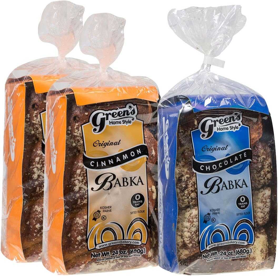 Green's Bakery Traditional Kosher Cinnamon Babka 24 oz