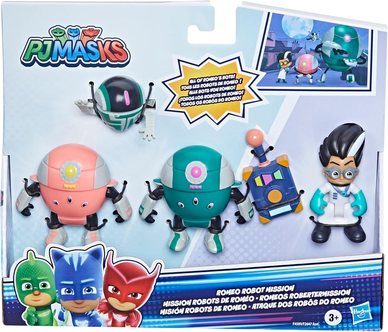 AeroTrading PJ Masks: Romeo Robot Mission - 4 Figures & 1 Accessory