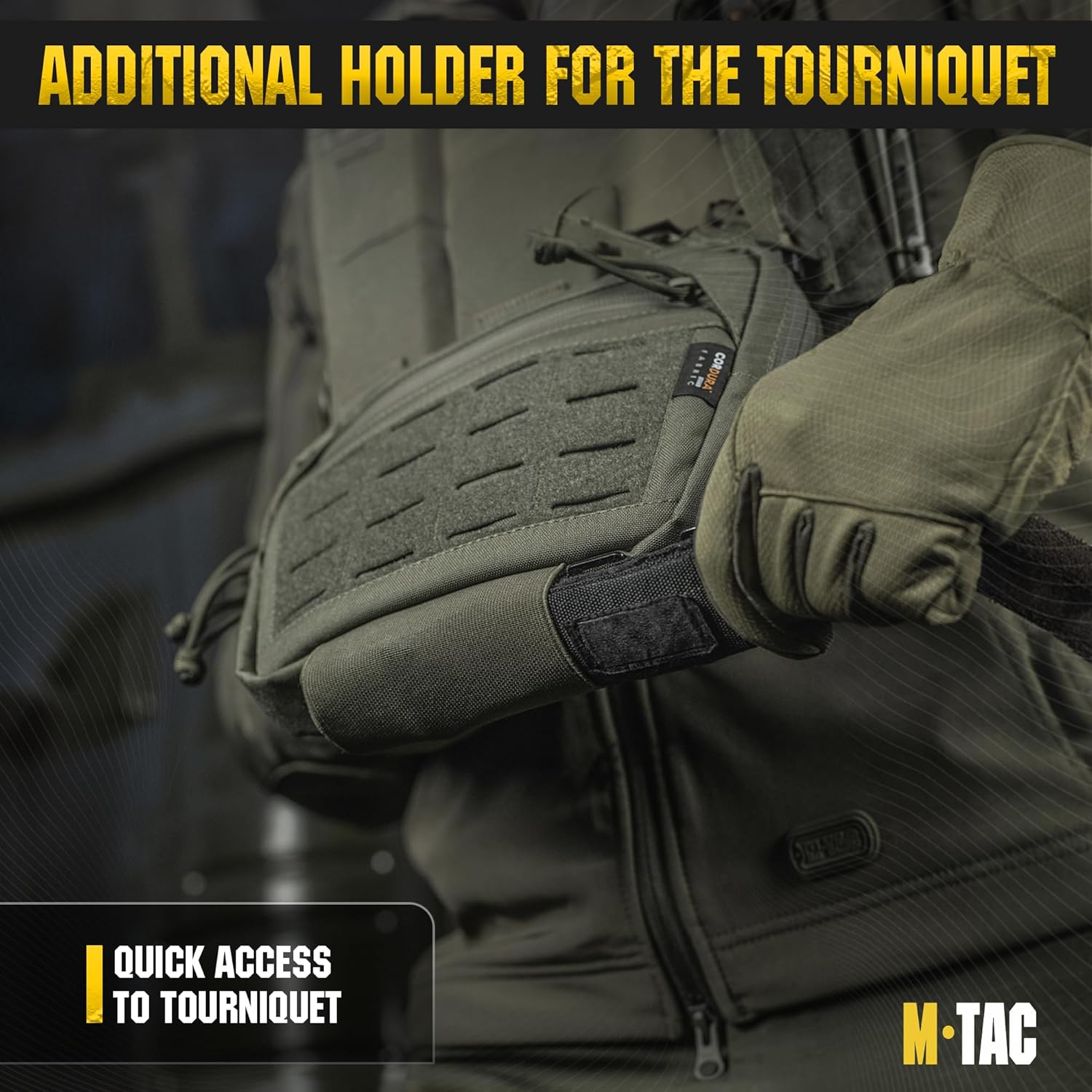 M-Tac Elite Dangler Pouch Large - Tactical Drop Down Utility Pouch with Hook & Loop Carrying - Dump Tool Pouch Carrying Kit Lower Bag