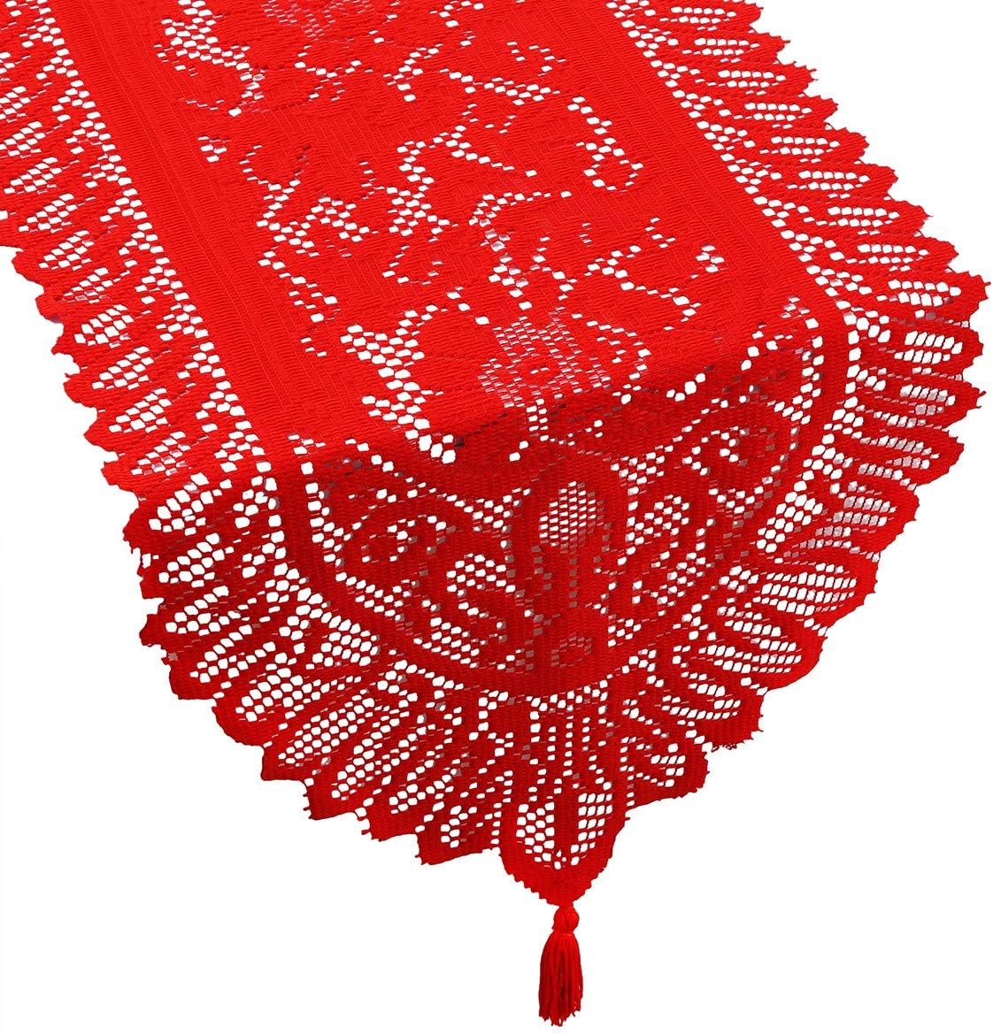 mookaitedecor Lace table runner, lace embroidery tablecloth, table runner - Image 3
