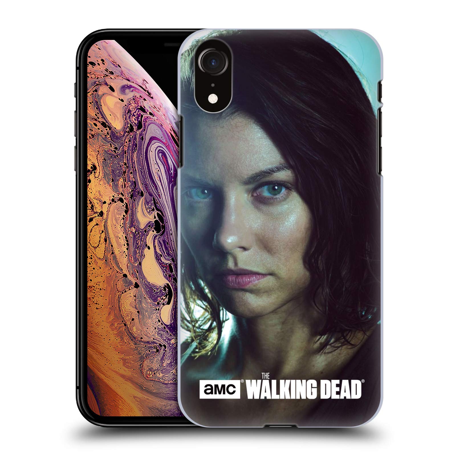 Head Case Designs Officially Licensed AMC The Walking Dead Maggie Characters Hard Back Case Compatible with Apple iPhone XR