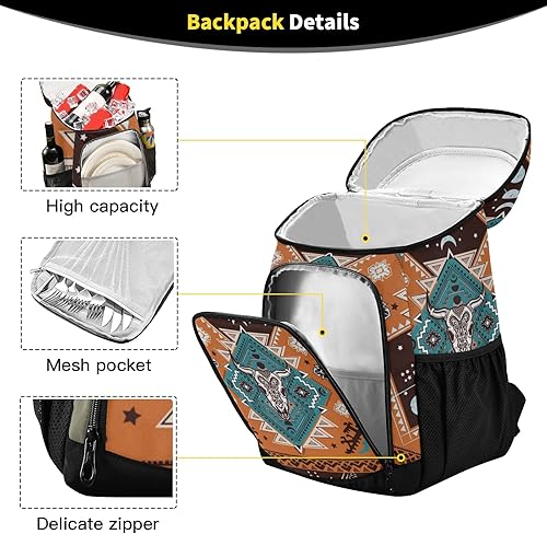 Miniatura 3 de ALAZA Mochila enfriadora reutilizable aislada con correa de hombro ajustable para mujeres y hombres, picnic, trabajo, universidad, senderismo,