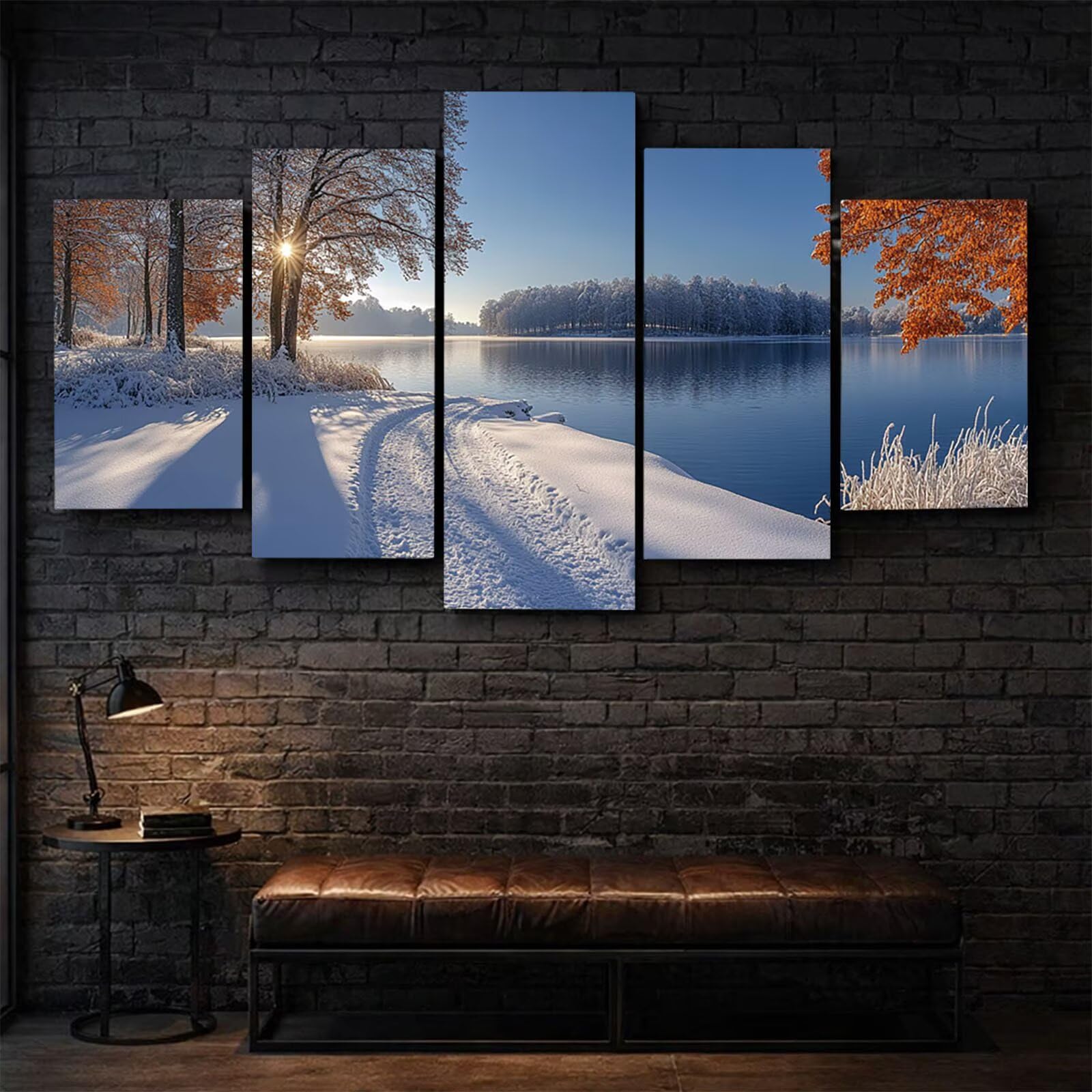 5 Pack Painting by Numeros Adult Winter Three Sizes Luminous YCBZ-1489