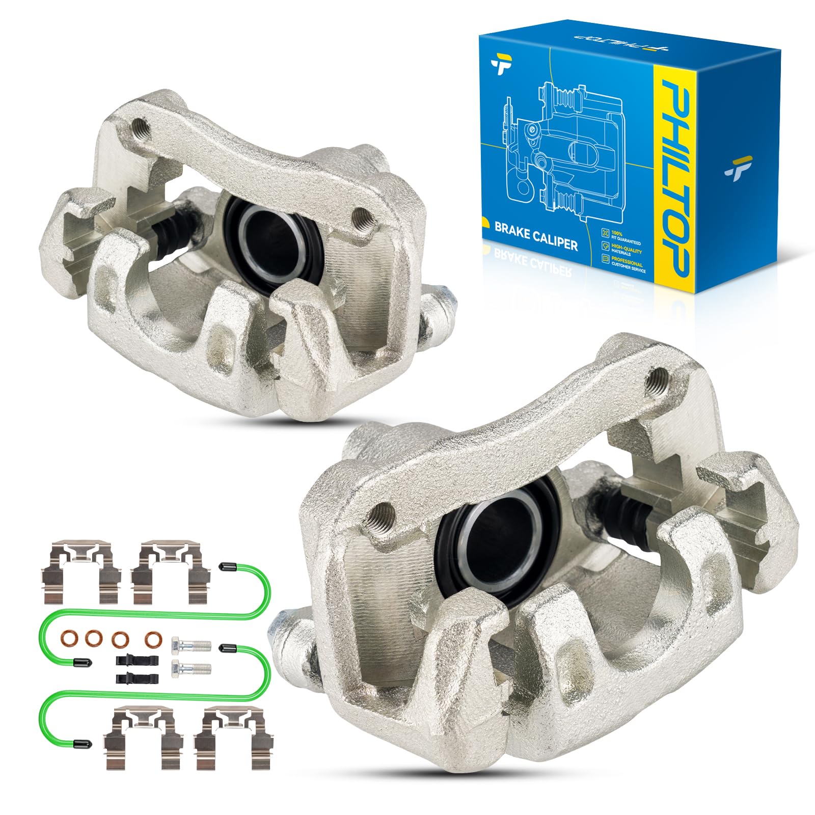 PHILTOP Rear Brake Caliper 19-B2696, 19-B2697-2pcs