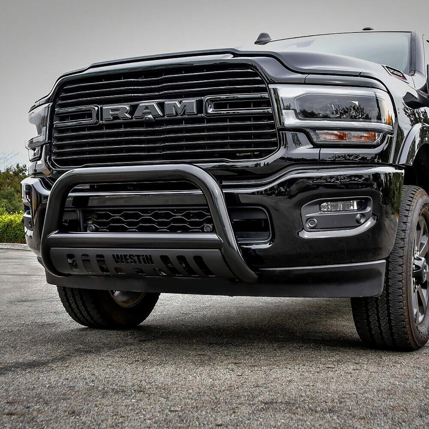 Westin 31-4025 E-Series Bull Bar fits 2019-2024 Ram 2500 3500 Black
