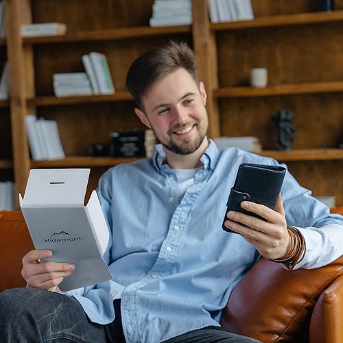 Miniatura 6 de Personalized Authentic Refillable Leather Cover Compatible with Moleskine Cahier, Field Notes, 3.5" x 5.5" Notepad, Deep Water