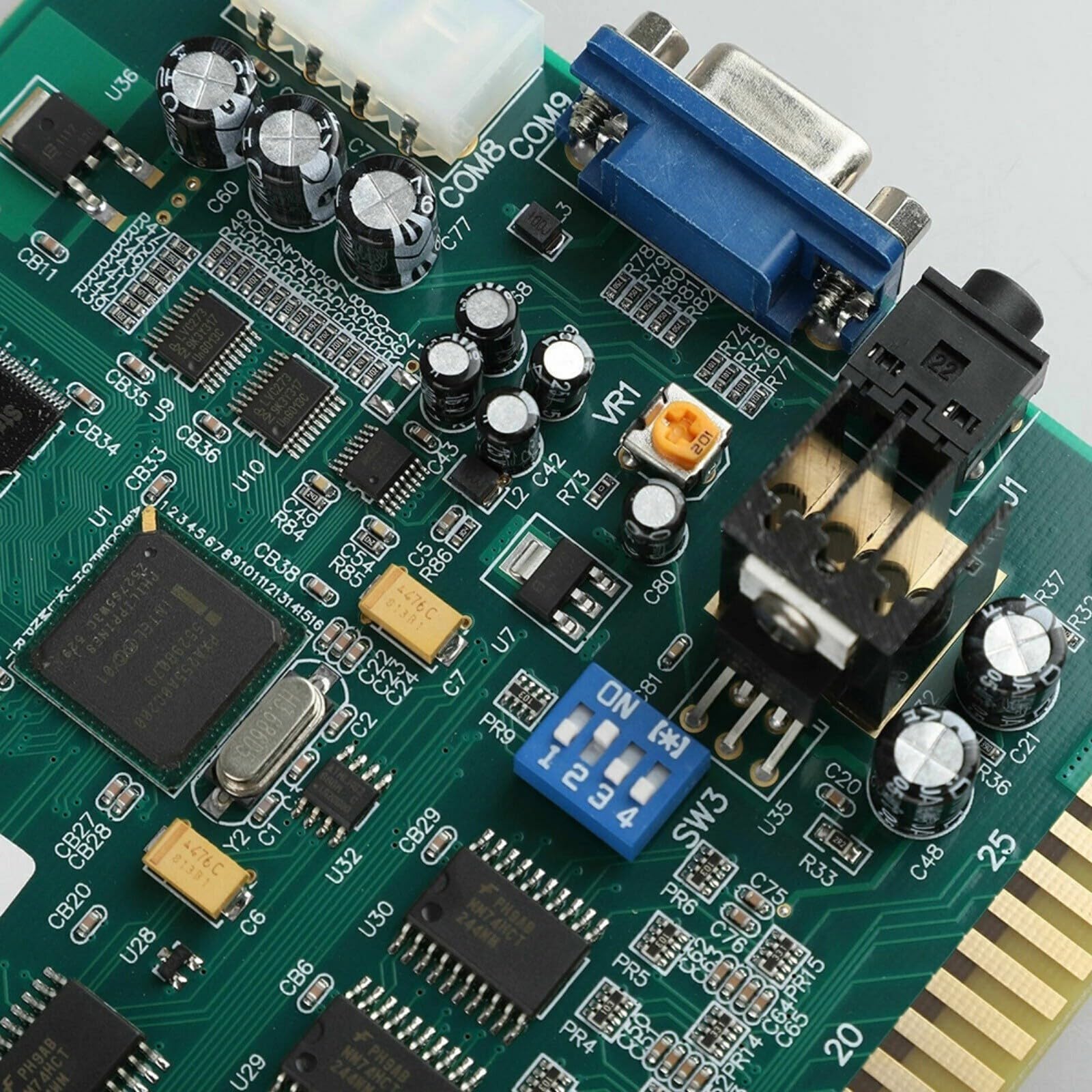Scheda PCB multicade 60 in 1 con uscita CGA/VGA per JAMMA per armadio arcade, supporta trackball e joystick, compatibile con alimentazione ATX, modalità verticale e cocktail, circuito per giochi retrò