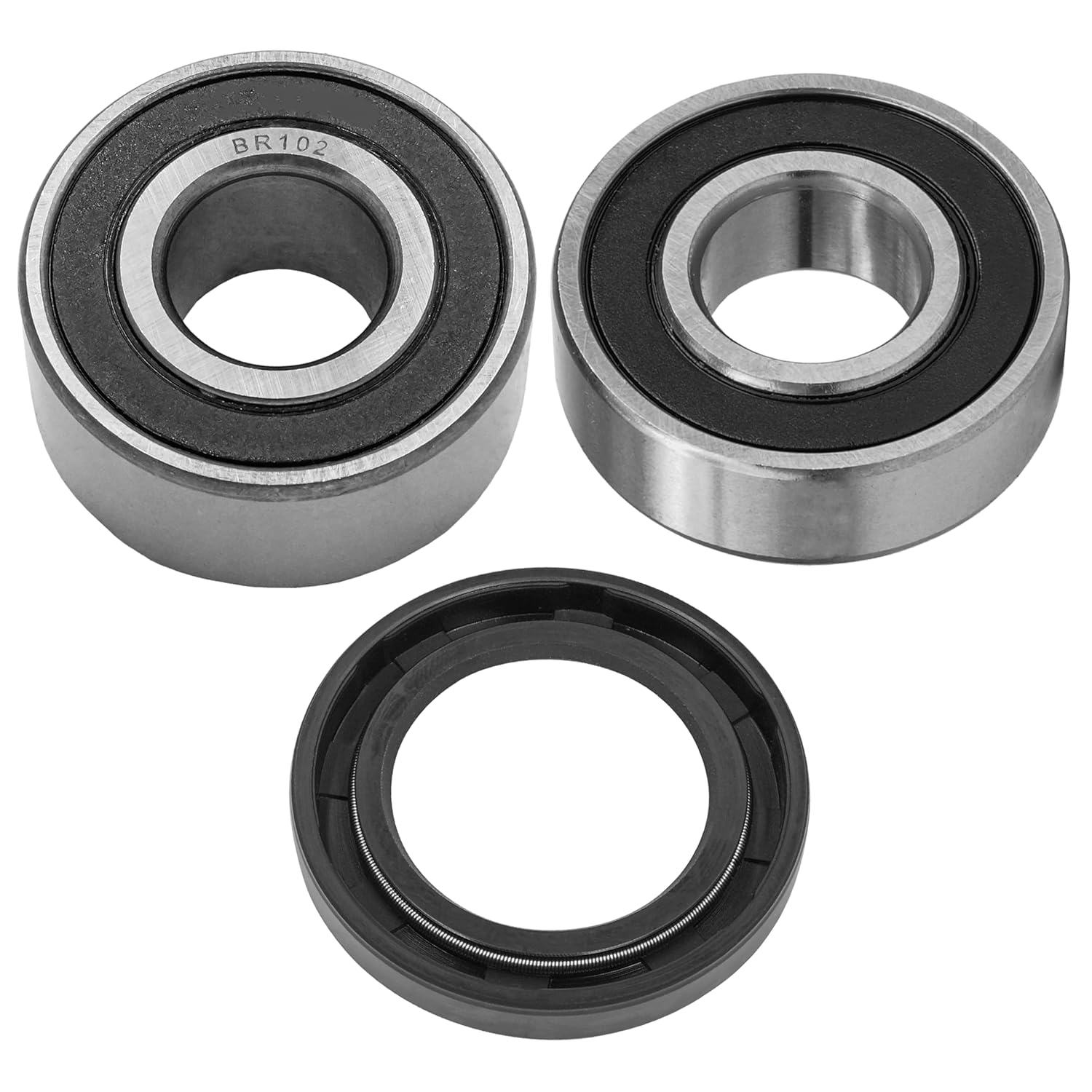 Caltric Rear Wheel Ball Bearings & Seal Kit Compatible with Honda Gl1500 Goldwing 1988 1990 1990