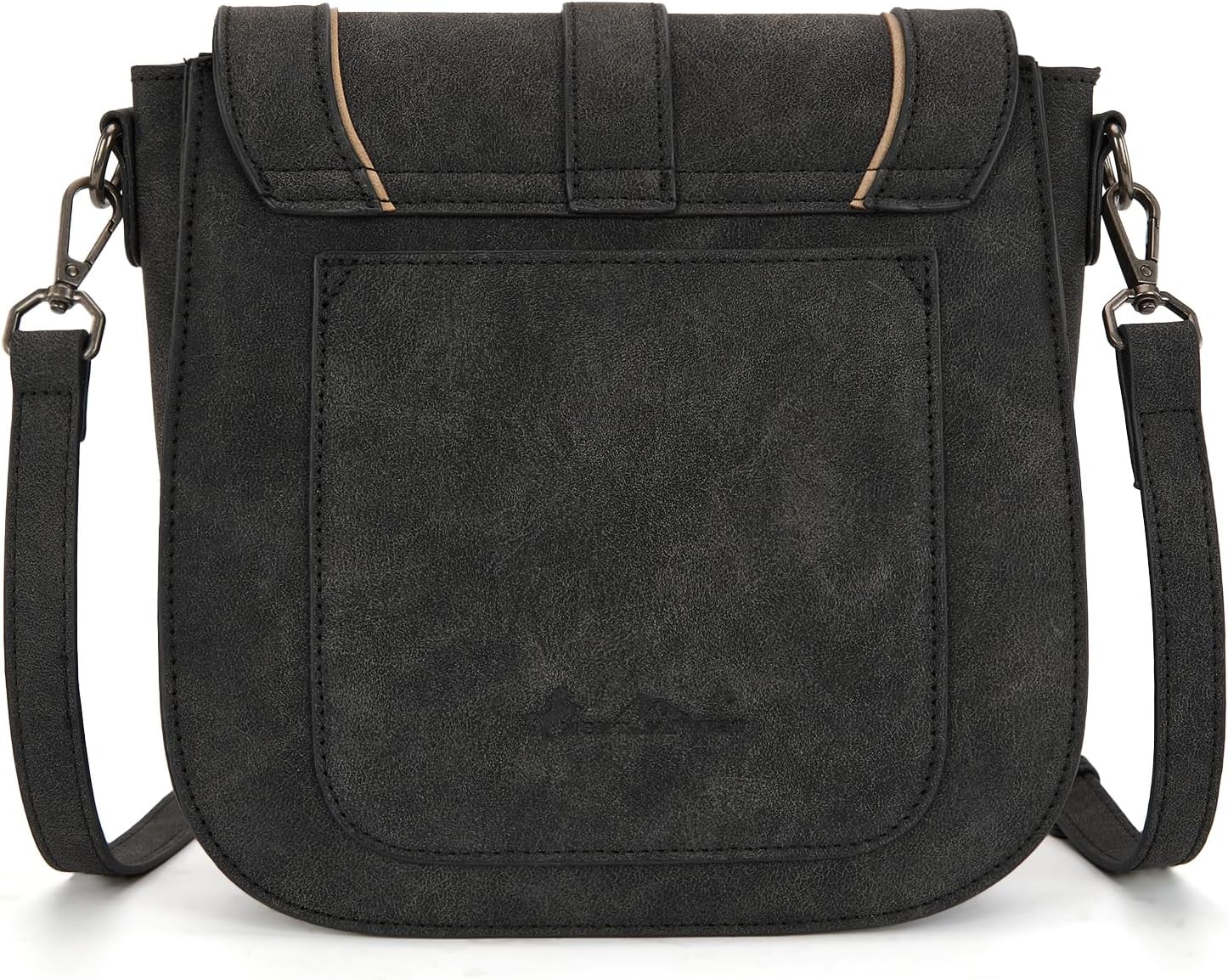 Montana West Whipstitch Flap Crossbody Bag for Women Designer Saddle Bag - Image 5