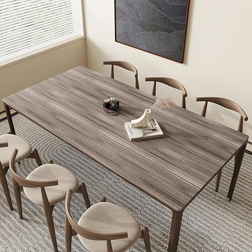 Miniatura 3 de CRE8TIVE Papel de contacto de grano de madera gris claro de 12 x 354 pulgadas de grosor para encimeras de despegar y pegar, papel de contacto de