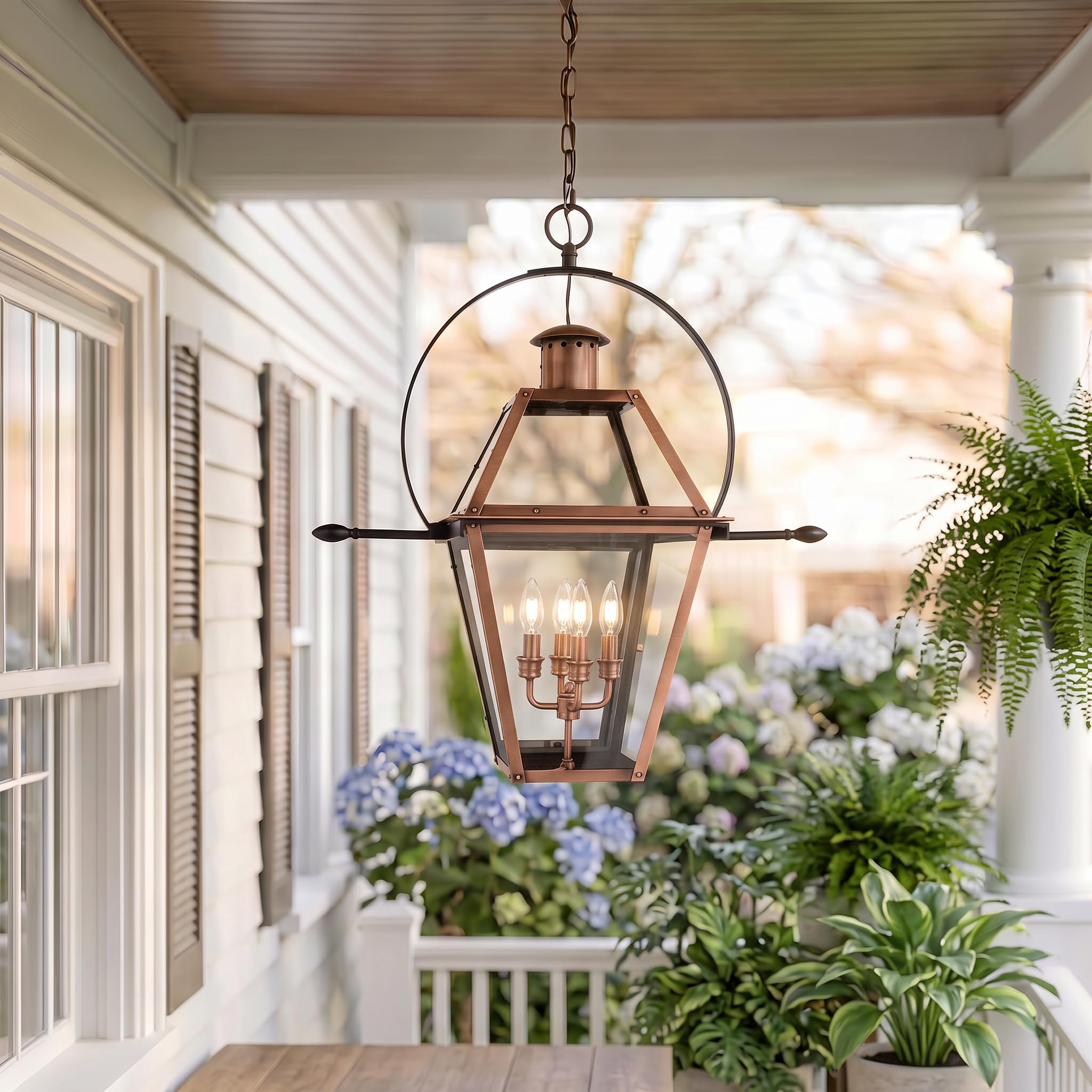 Quoizel Rue De Royal Charleston Outdoor Hanging Lantern, 30 Inch 4