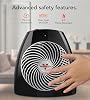 Calentador Vornado MVH (2025), 3 Ajustes de Calor, Termostato Ajustable, Protección contra Vuelcos, Sistema de Apagado Automático de Seguridad, Uso Interior, Calefacción de Toda la Habitación, Negro 3