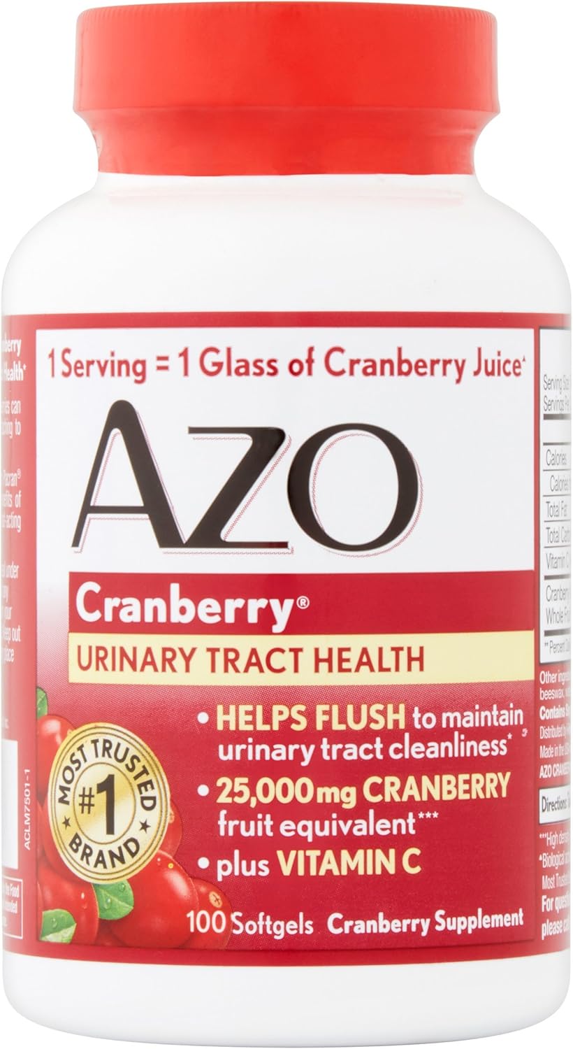 AZO Cranberry, Daily Urinary Tract Health Dietary Supplement Health & Household