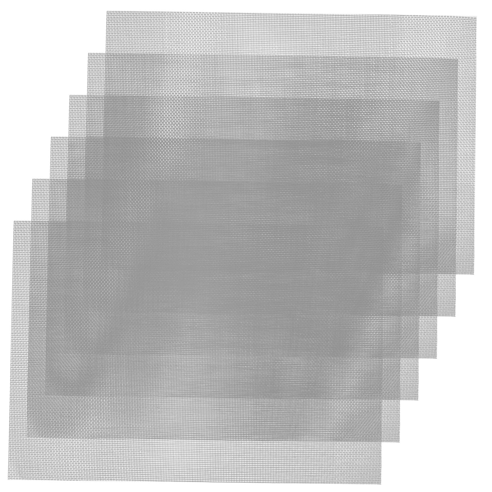 IWOWHERO 6-Pack Garden Ventilation Mesh 20-mesh Stainless Steel Wire Rust for DIY Fencing Crafts