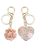 Algopix Similar Product 8 - Flower Ball Keychain and Sweet Love