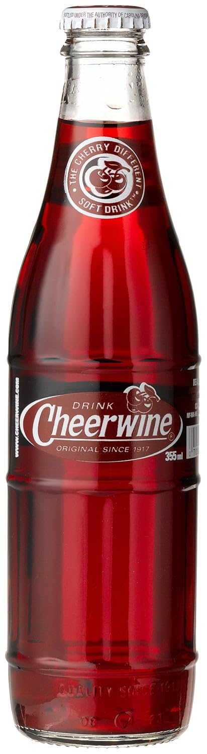 Cheerwine 12 ounce Glass Bottles (Pack of 12)
