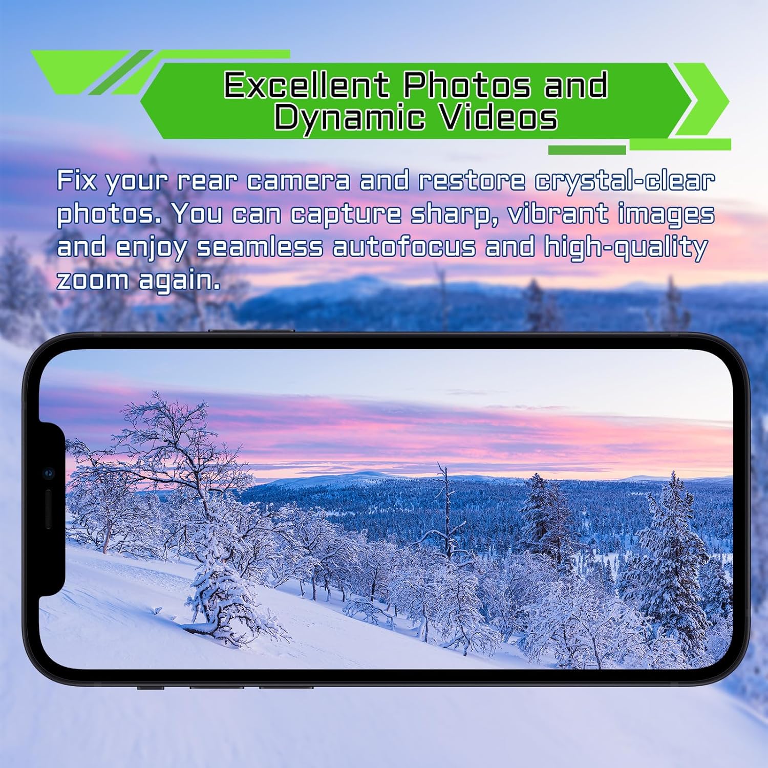 for iPhone 12 mini Rear Camera Replacement for iPhone 12mini 12MP 4K Video Main Back Camera Replace Full Repair Tools Kit with Magnetic Pad Screwdriver A2176 A2398 A2399 A2400