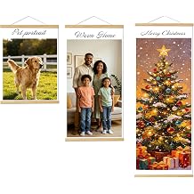 Custom Photo Canvas Prints Personalized Pictures on Canvas Wall Art for Living Room Bedroom - Family Wedding Pet Photo Gifts Framed Canvas Prints from Your Photos customization, 16" Lx 12" W