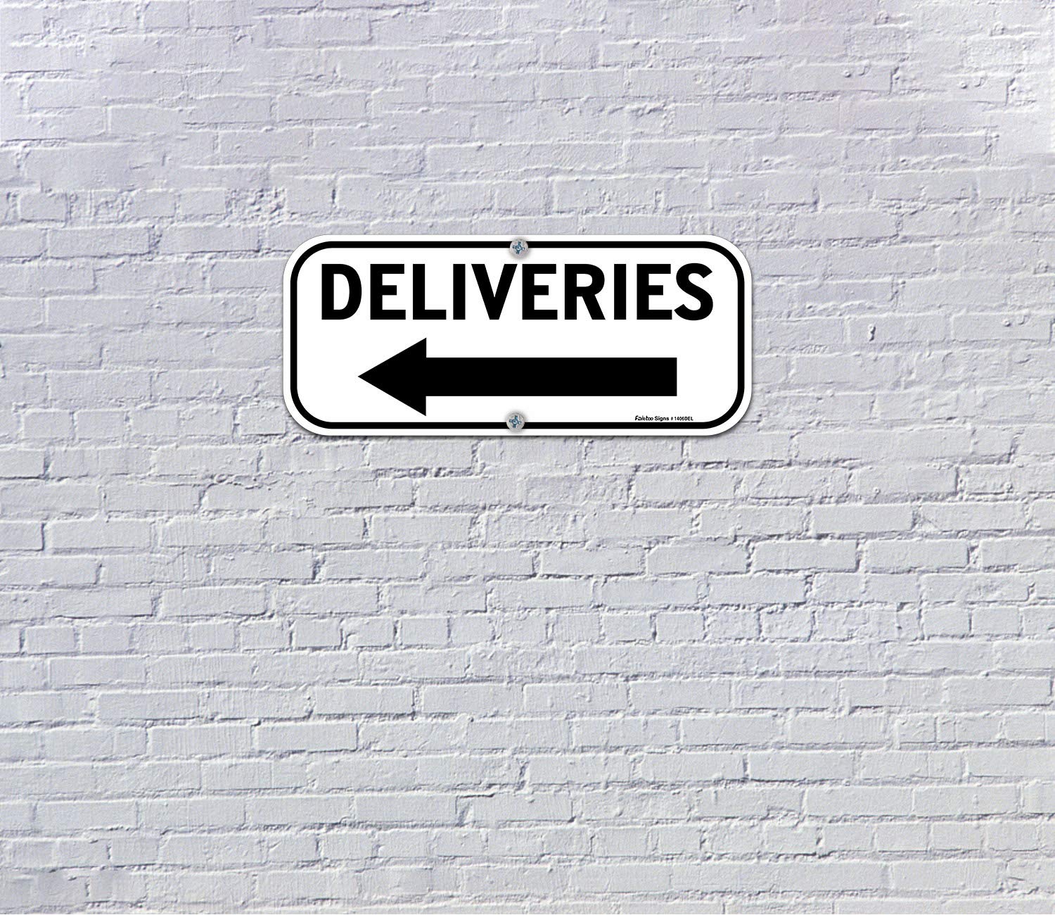 Amazon | Deliveries (デリバリーズ) 矢印付きサイン 2パック 14x6