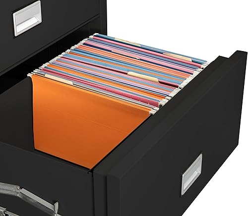 Miniatura 5 de Archivador ignífugo lateral de 31 pulgadas de ancho con 2 cajones - Archivo legal y tamaño carta - Cerradura de llave - Resistente al agua - Seguro