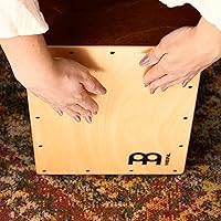 Vista 13 de Cajón para música, compacto, de madera de abedul con lazos internos