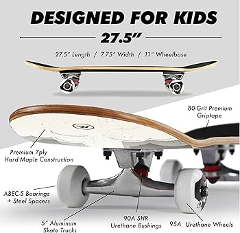 Amazon.com : Magneto Rocket Complete Cruiser Skateboard - Trick