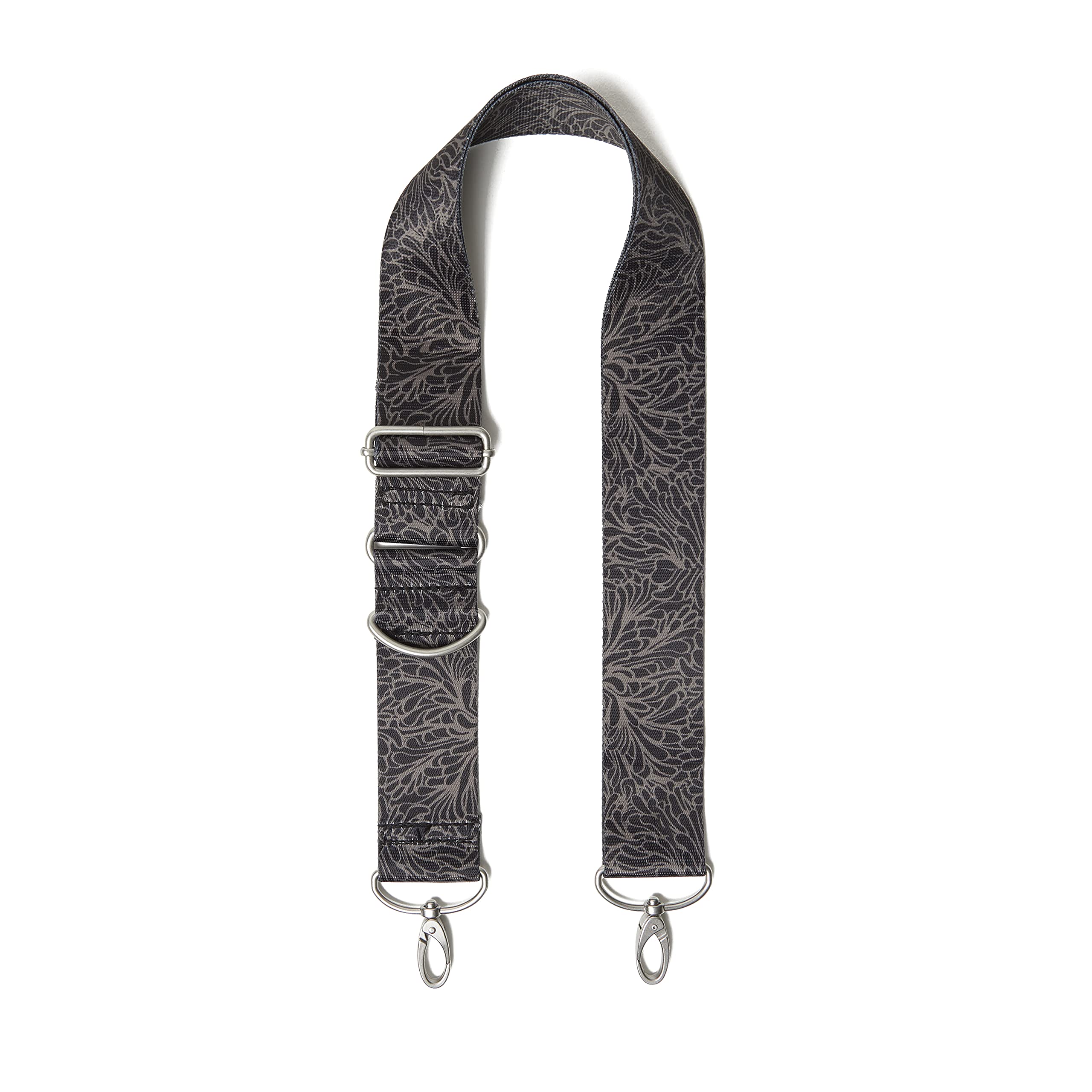 Baggallini womens Wide Strap, Midnight Blossom Print, One Size US