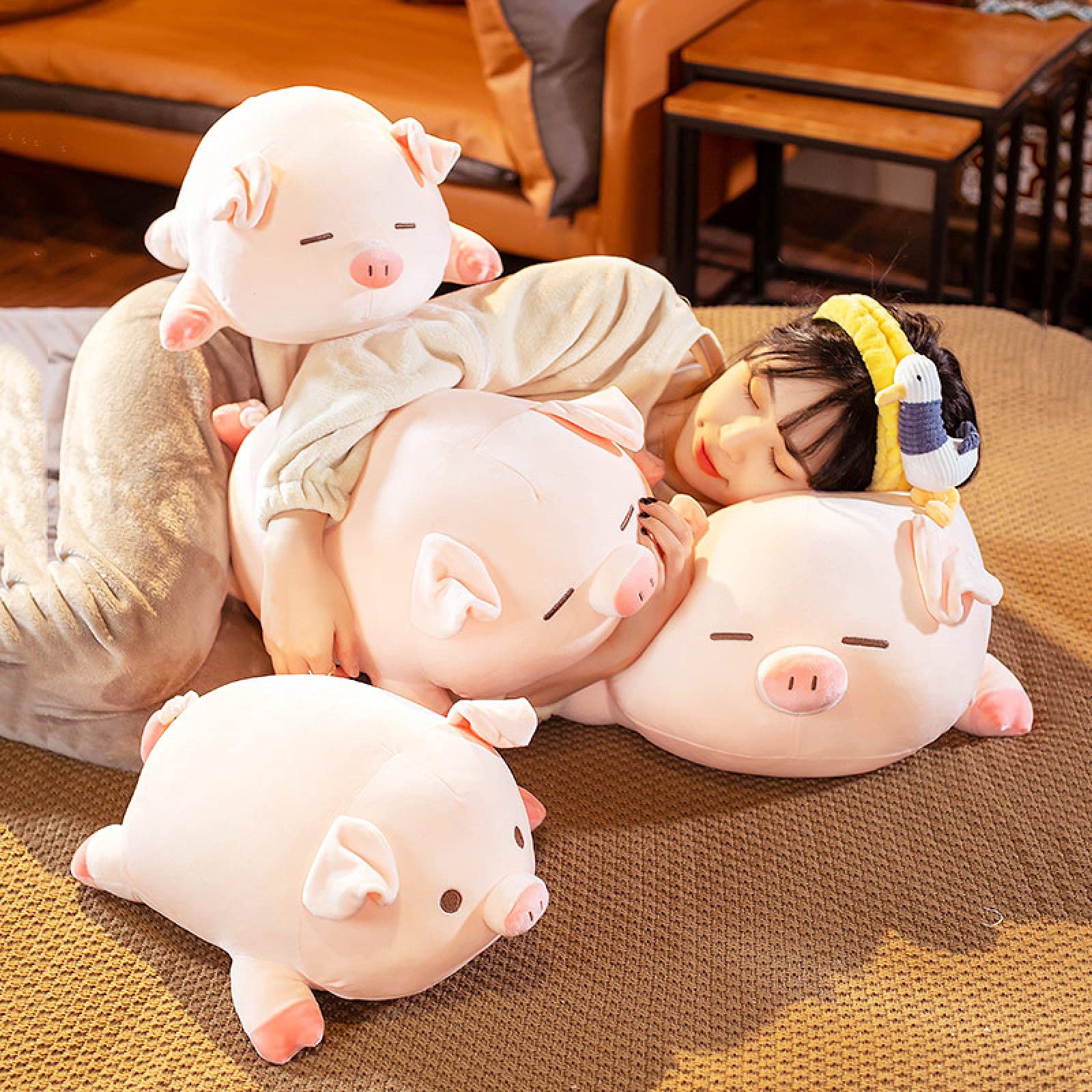Amazon.co.jp: HUVT79 抱きまくら 抱き枕 ぶた 50cm 子豚 ブタ PIG 