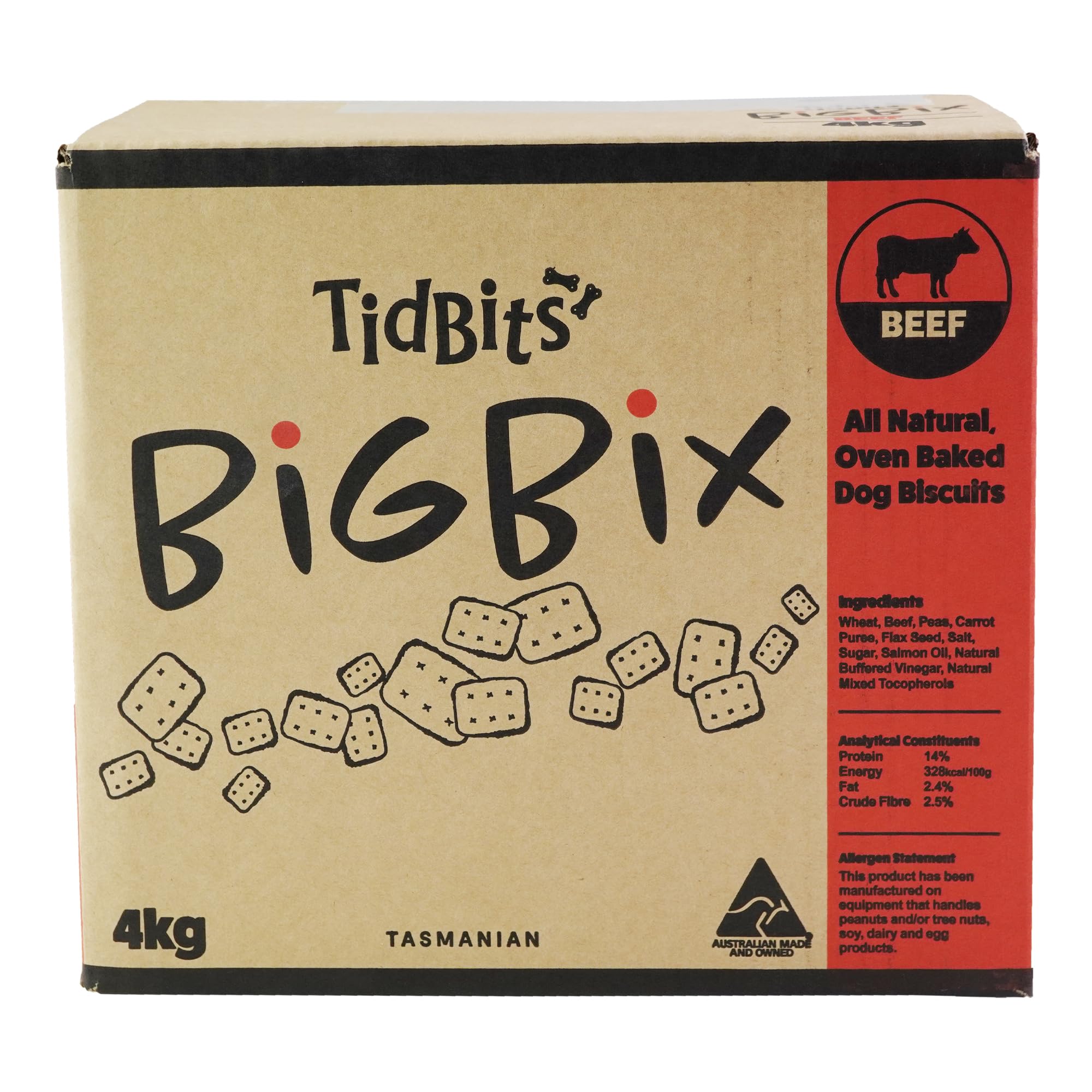 Big Bix Beef Dog Biscuits