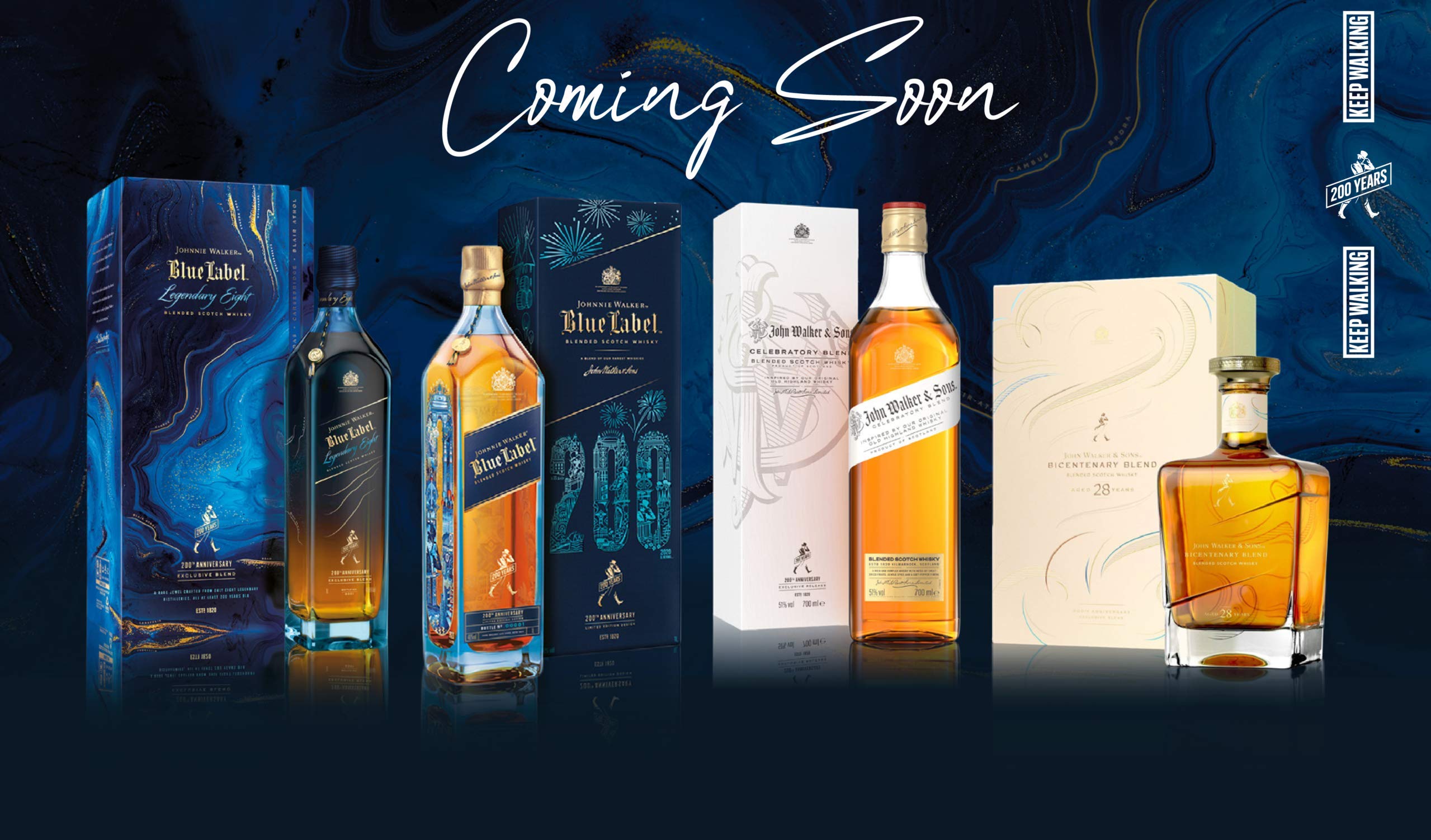 【箱付未開栓】JohnnieWalker BlueLabel 750ml 限定版 Whisky Johnnie Walker Blue Label ® 750ml -
