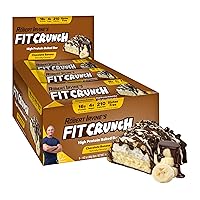 Vista 9 de FITCRUNCH Barras de proteínas tamaño aperitivo, barra horneada de 6 capas, 0.11 onzas de azúcar, sin gluten y núcleo suave para pastel