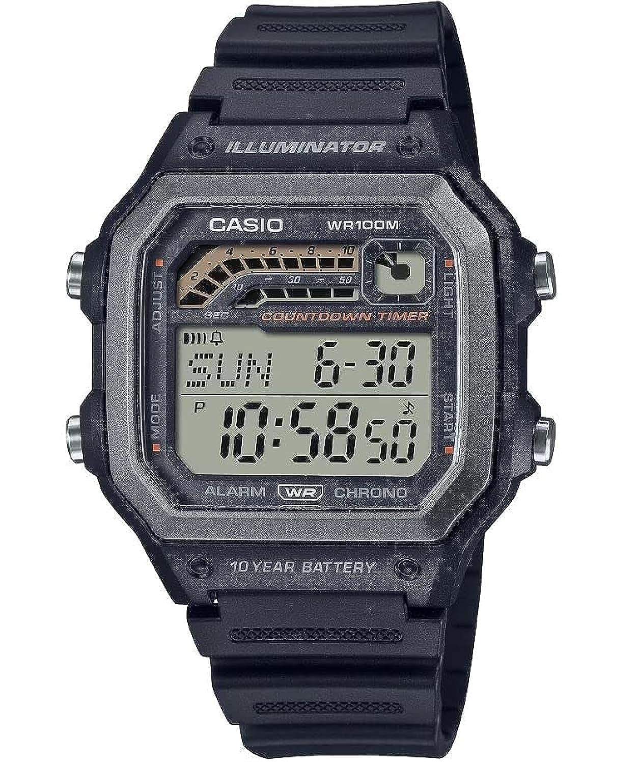 Buy Casio Illuminator 10Year Battery Countdown Timer Alarm Chronograph