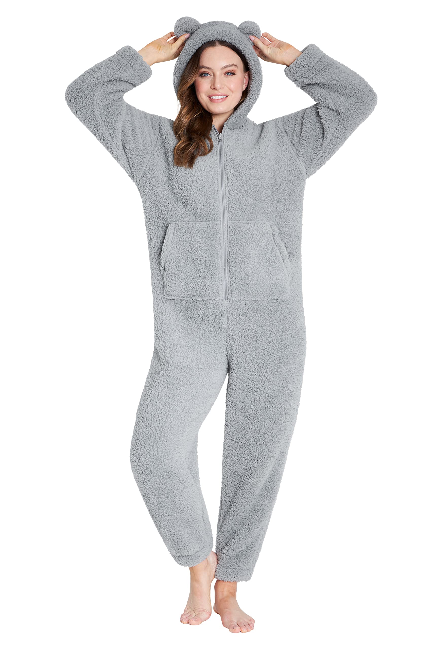 CityComfort Combinaison Pyjama Femme en Polaire Peluche