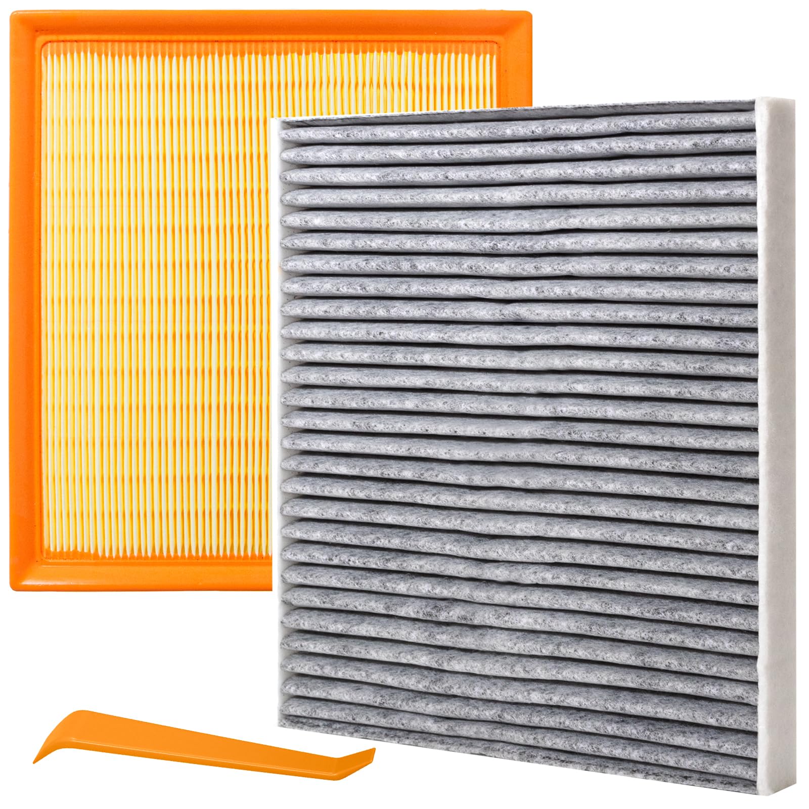 Engine &amp; Cabin Air Filter Set Compatible with Jeep Grand Cherokee 2011-2021 Dodge Durango 2011-2021 – Replaces CA10755 CF11183 Car Accessories