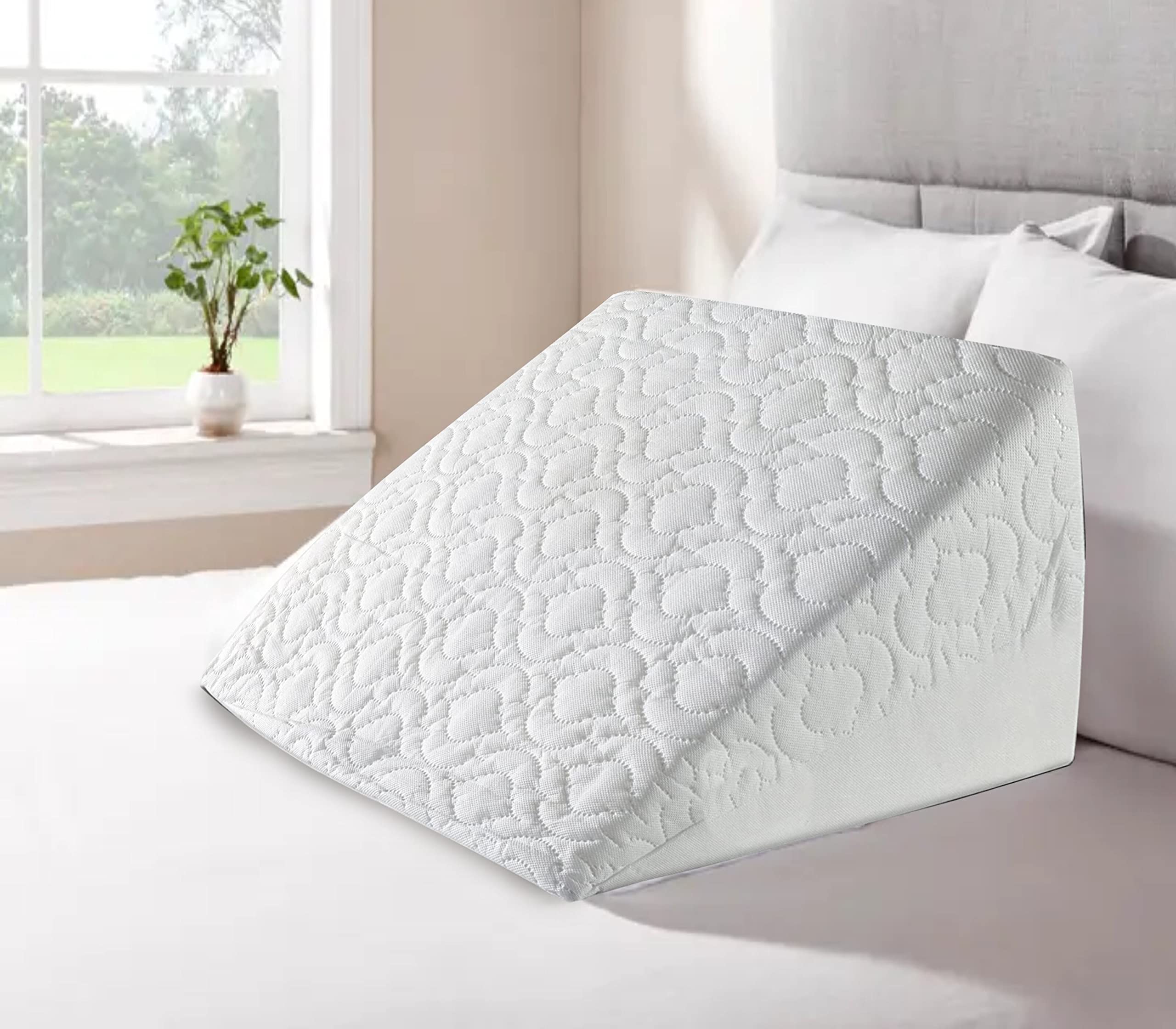 Living Standard Random Wedge Pillow Orthopaedic Acid Reflux Bed Wedge Pillow For Back Pain Acid Reflux Allergies Snoring Body Support Upholstery Foam With Washable Cover