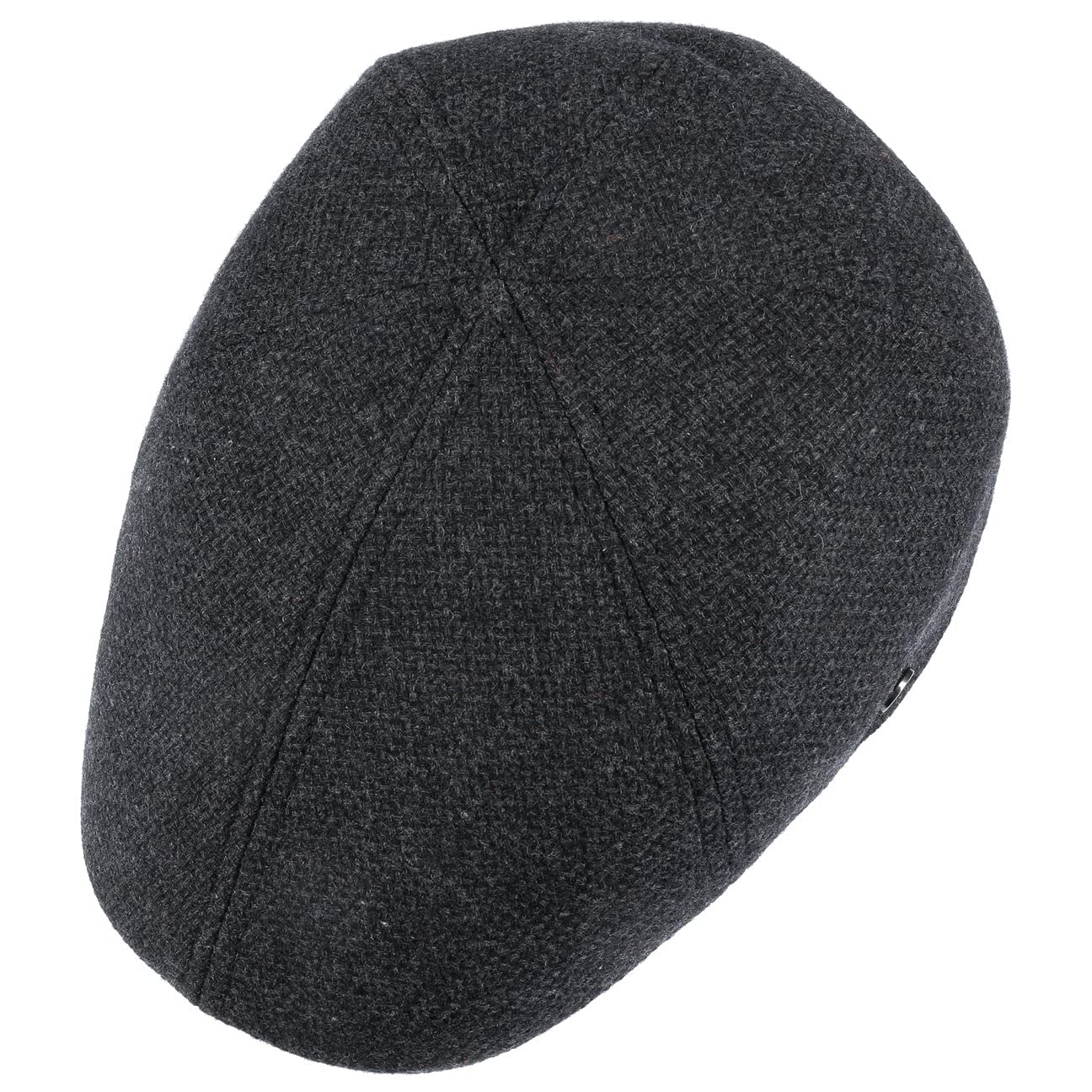 LIERYS Mackenzie Flatcap Schirmmütze Uni einfarbig Made in EU Herren Herbst Winter