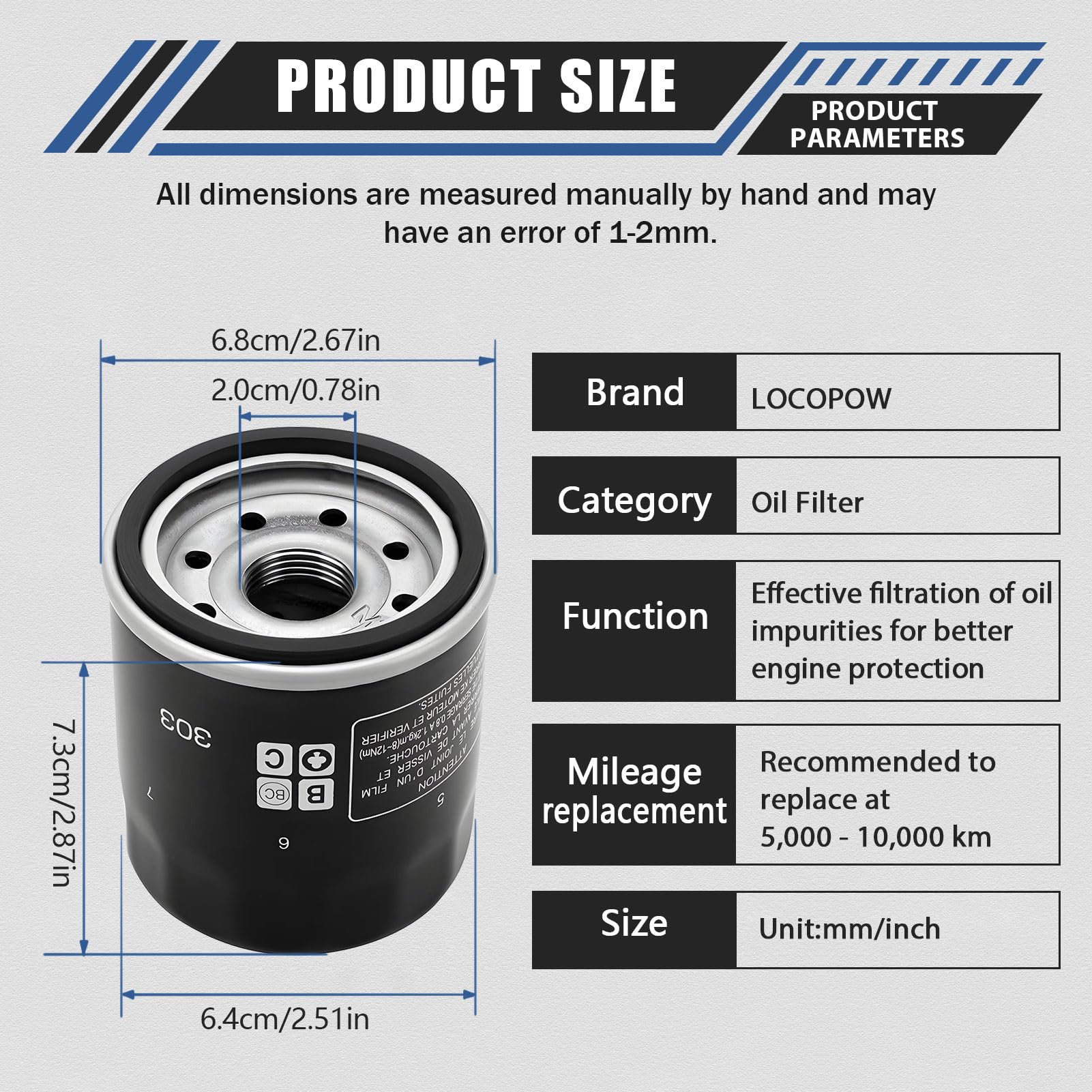 Filtre à Huile Yamaha YFM Kodiak Voiture 4X4 450 2003-2006