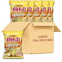 Vista 9 de Calbee Papas fritas (algas marinas y sal, 2.8 onzas) Prueba la tradición de los bocadillos japoneses Disfruta de estas papas fritas japonesas