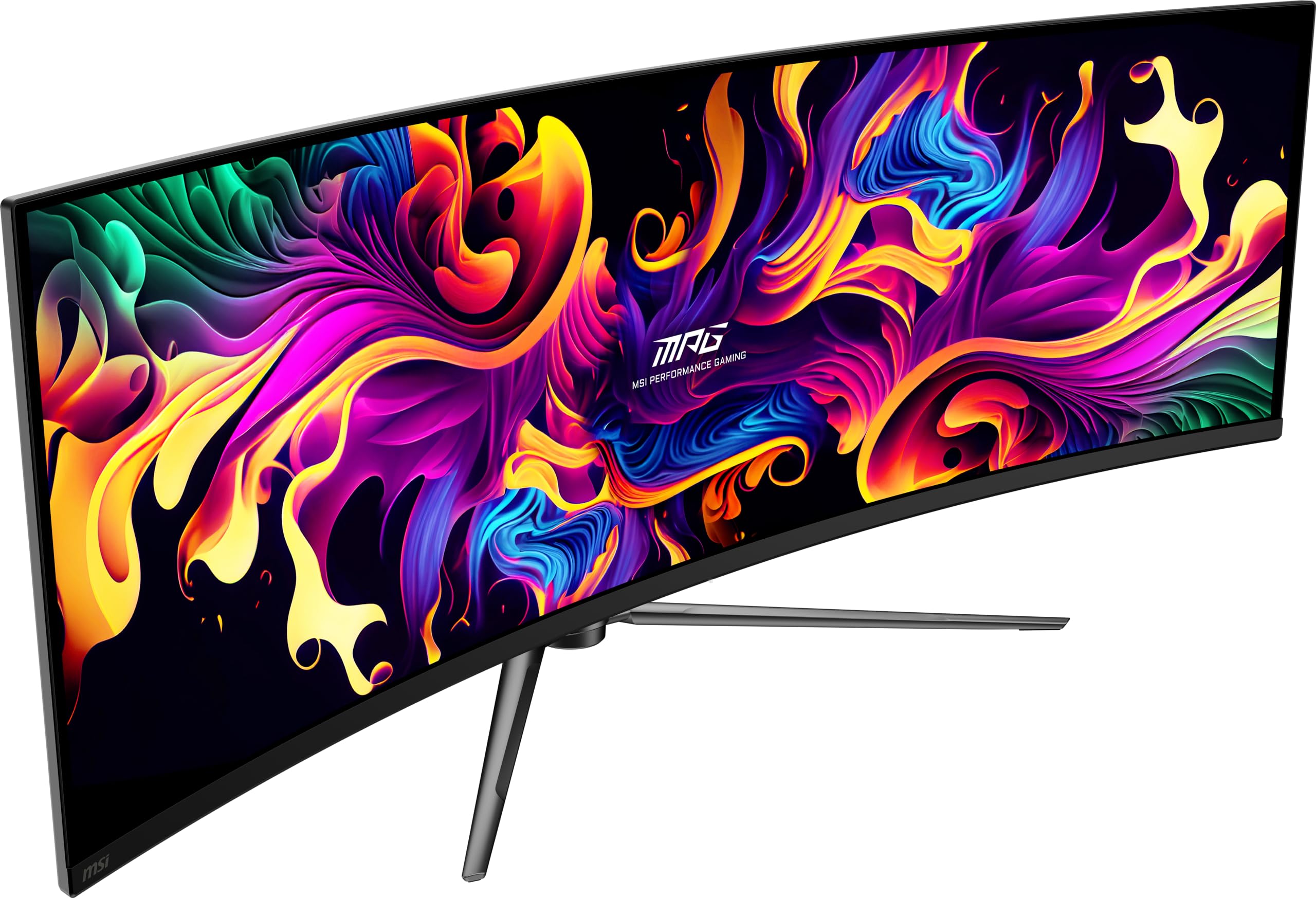 MSI MPG 491CQPX QD-OLED 49" Monitor, DQHD 5120x1440 1800R, 240Hz, 0.03ms, DisplayHDR True Black 400, G-SYNC, FreeSync Premium Pro, HDMI 2.1, DP 1.4a, USB-C (98W PD), Nero