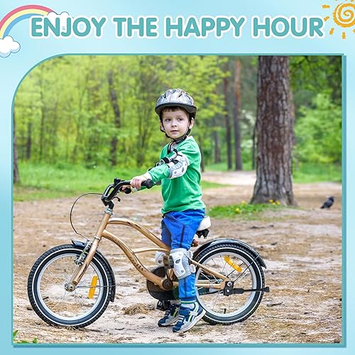 Miniatura 8 de LEICHTEN Soporte de bicicleta para niños para ruedas de 1214161820 pulgadas, soporte de bicicleta de un solo lado, soporte trasero para bicicletas