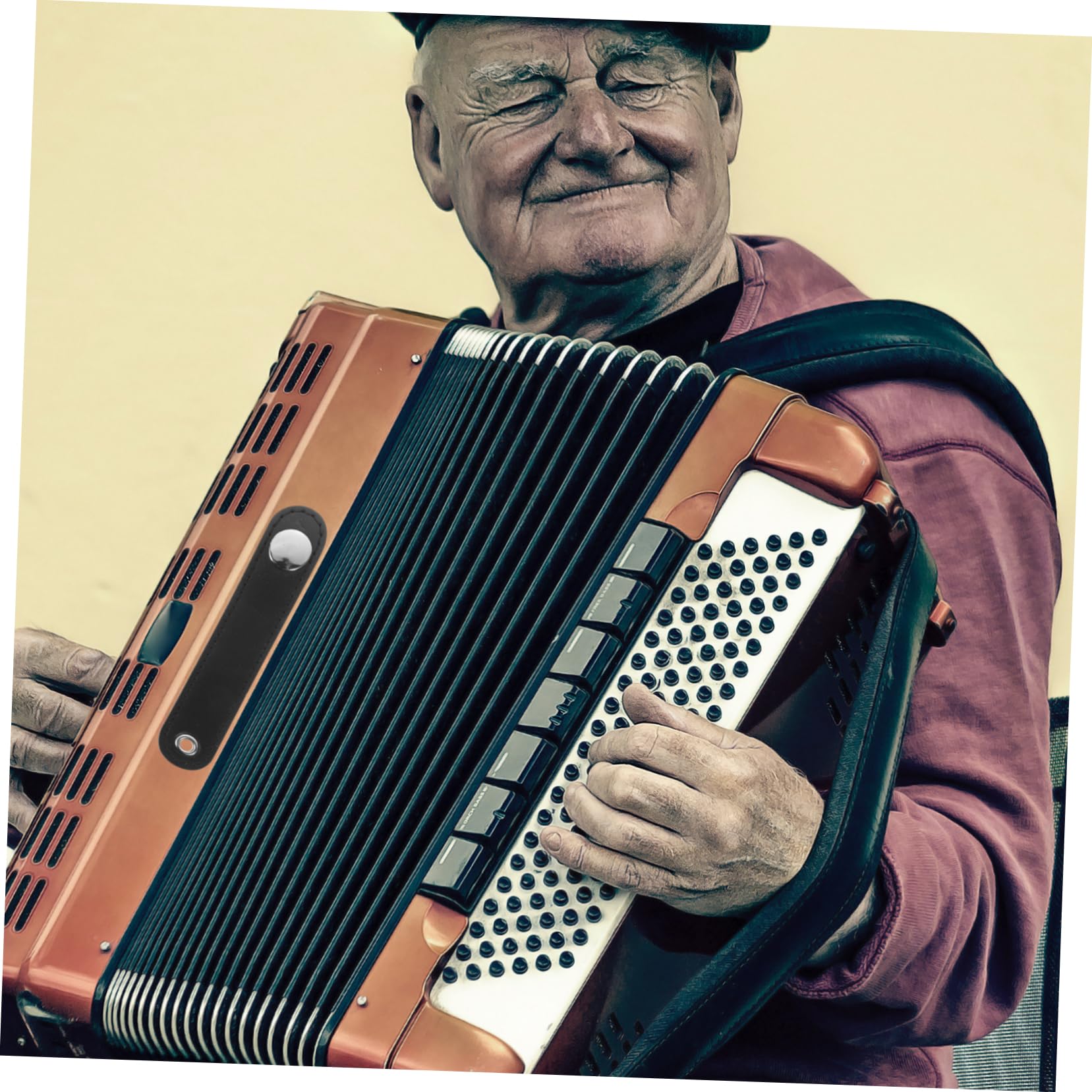 Cinghie Per Fisarmonica - Doppia Pelle PU Universale Per Basso - Ricambio 10cm - Foto 10