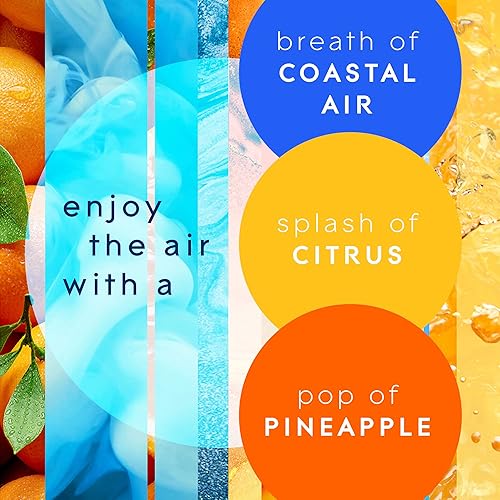 Miniatura 5 de Glade Candle Jar, Air Freshener, Coastal Sunshine Citrus, 3.4 oz, 2 Count (Pack of 2)