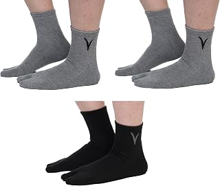 3 V-Toe Thicker Split Toe Tabi Socks Flip-Flops Sandals sneakers Mens Womens Mini-Crew