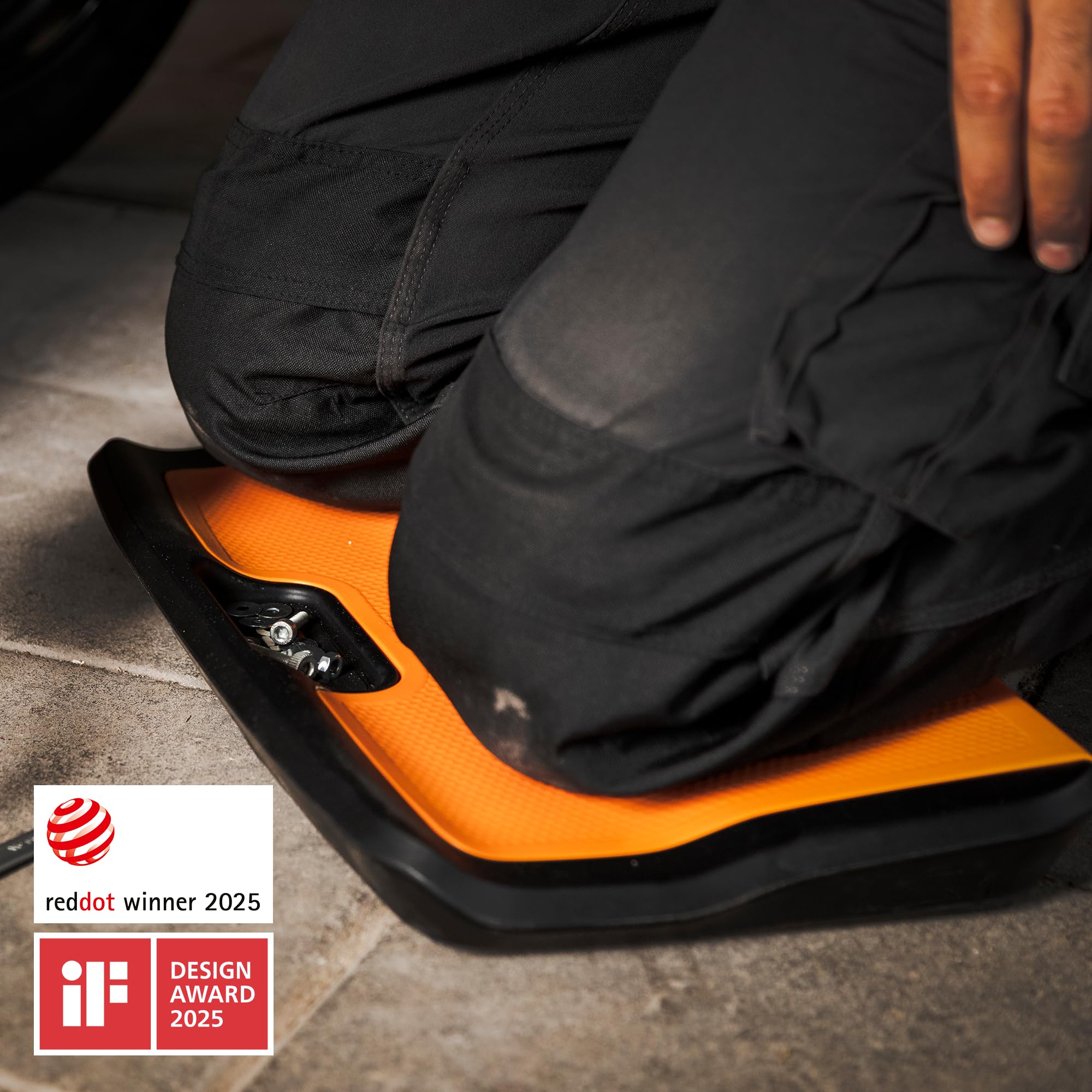 FENTO Planche M2 | Genouillère ergonomique | Coussin multifonction avec support magnétique, mousse antidérapante et amortissante | Pour les professionnels du jardinage, du nettoyage et de la